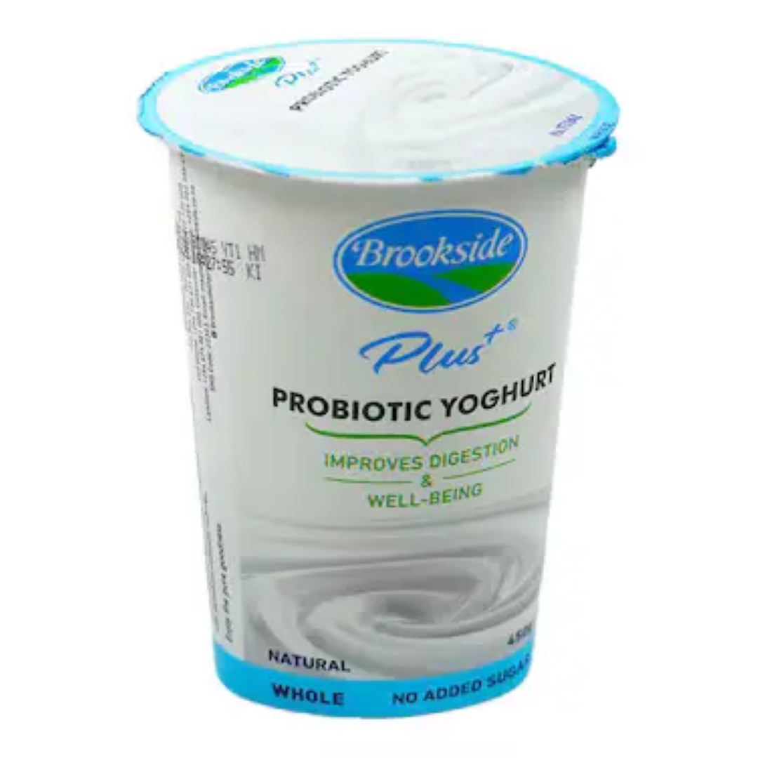 BROOKSIDE NATURAL YOGHURT CUP 500ML
